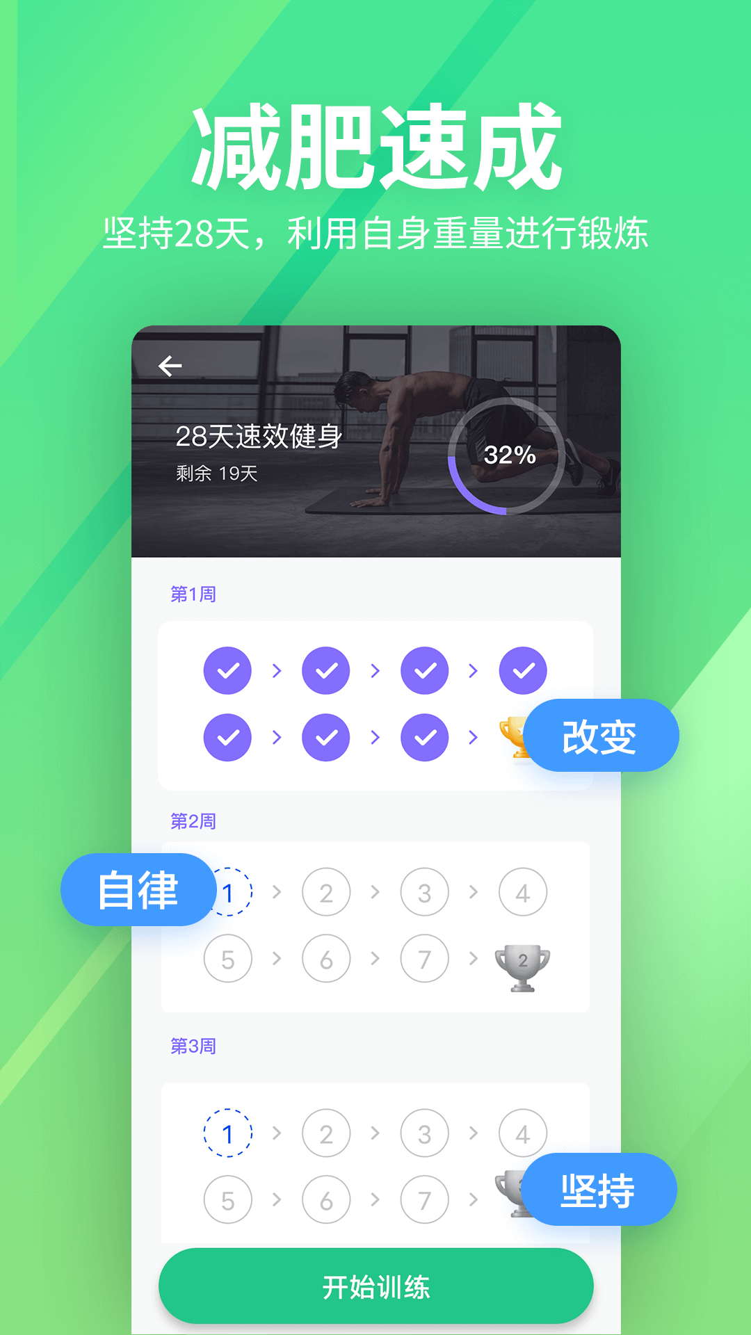 运动健身速成fit截图3