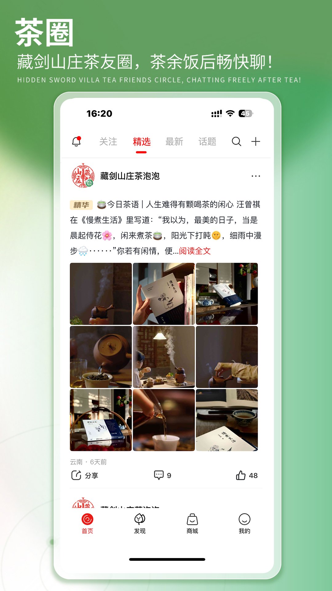 藏剑山庄茶泡泡截图3