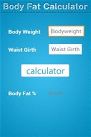 体脂肪计算器 BodyFatCalculator截图2