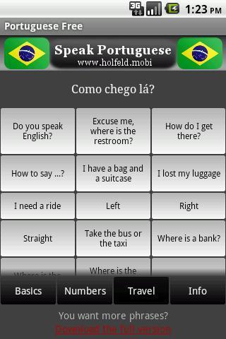 Portuguese lessons (free)截图1