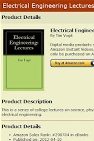 电气工程讲座 Electrical Engineering截图1