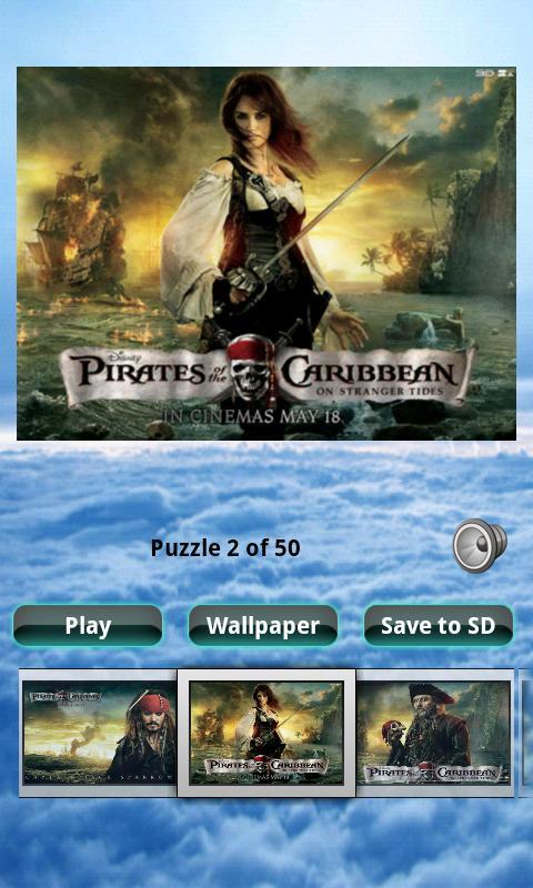 加勒比海盗 Pirates of the Caribbean 4 Puzzle截图4