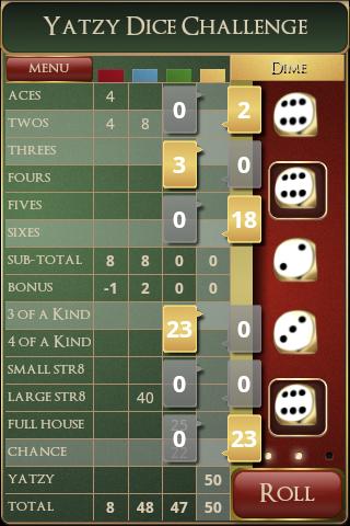 骰子挑战 Yatzy Dice Challenge截图5