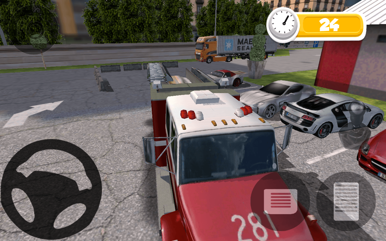 消防车停车  Fire Truck Parking HD截图6