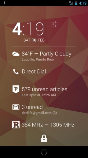 一键拨号DashClock Dial Extension截图3