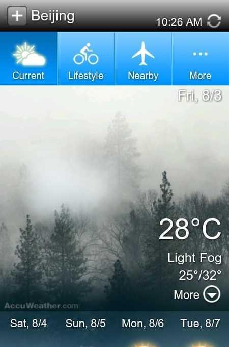 百资天气预报(Linpus Weather)截图1