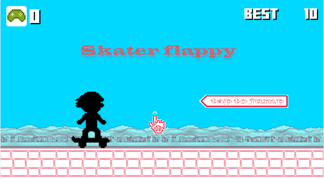 Skater flappy截图1