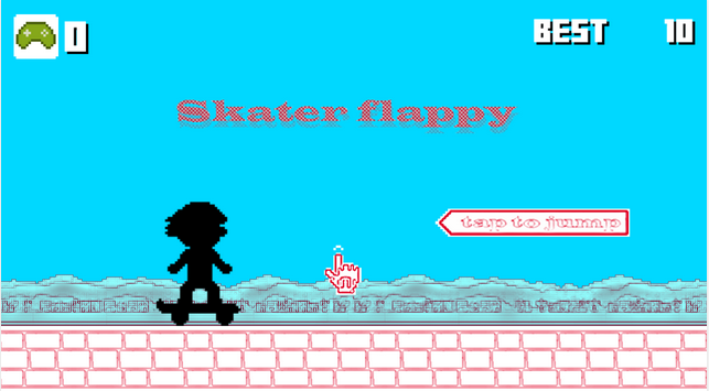 Skater flappy截图4