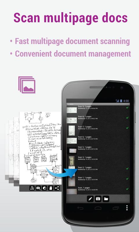 Mobile Doc Scanner - Free截图1