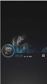 BatteryProgBar dark UCCW Skin截图2