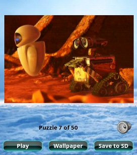 WALL-E的益智游戏。Wall-E Puzzle截图4