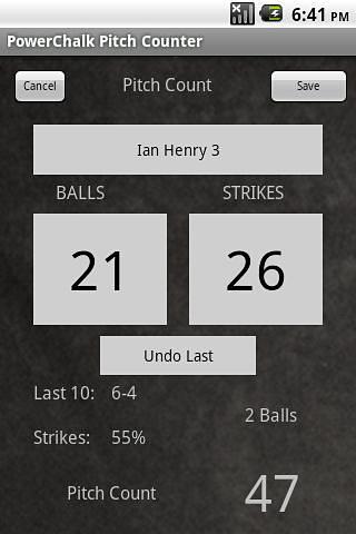 棒球教练 PowerChalk Pitch Counter截图4