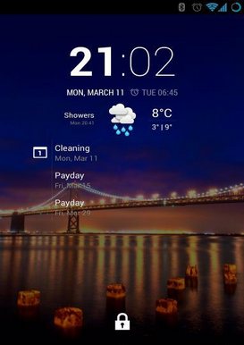 CyanogenMod cLock截图1