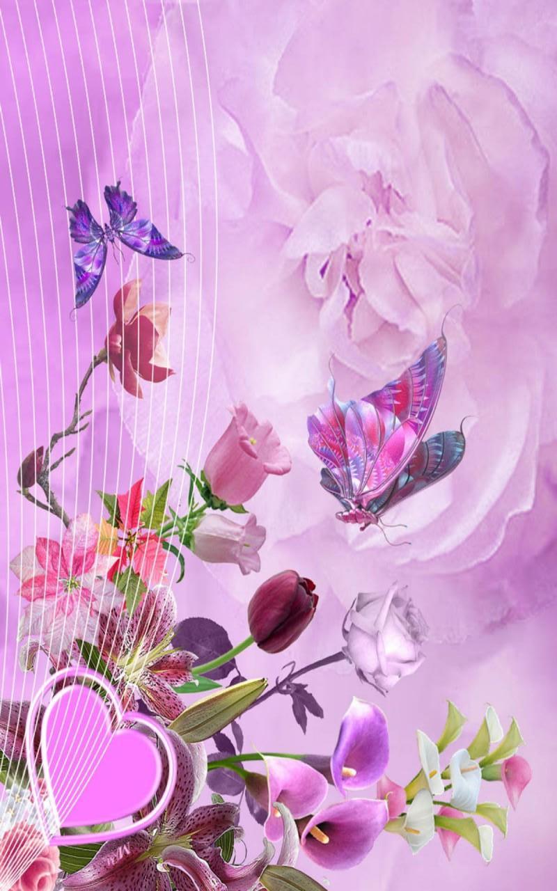 123 Digital Art Flowers Live Wallpaper截图3