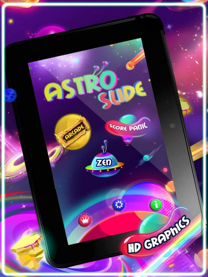 华丽天体爆破 Astro Slide Deluxe截图3