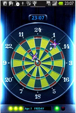 Darts->Clock LiveWall Trial截图2