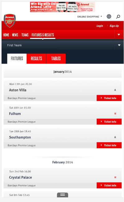 Arsenal  Football Club News截图4