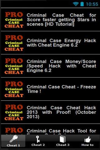 Cheats of Criminal Case截图1