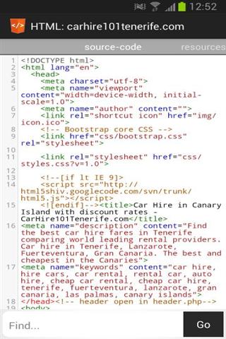 HTML源代码查看器截图2