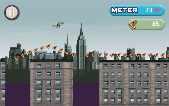 Ninja Turtle Rooftop Run截图4