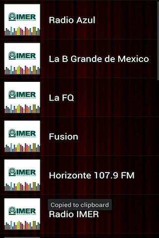 墨西哥学院广播电台截图3