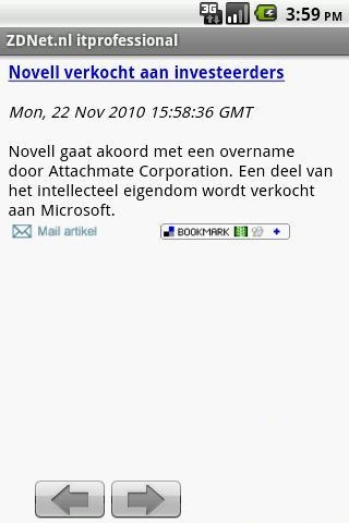 ZDNet.nl新闻阅读器截图2