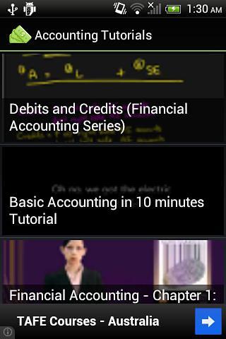 Accounting Tutorials截图3