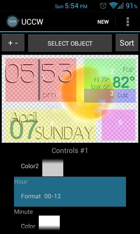 HTC/ICS ish (UCCW Skin)截图2