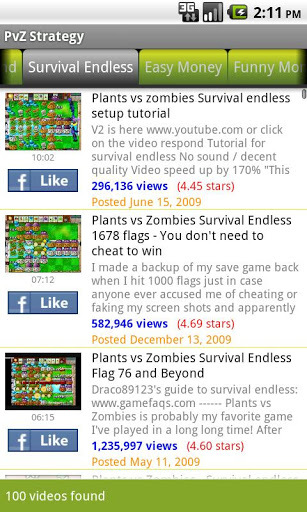 Plants vs Zombies Strategies截图5