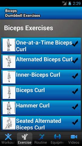 Dumbbell for Biceps截图2