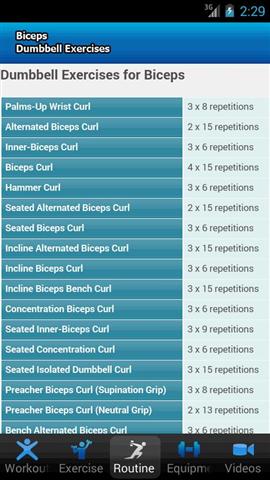 Dumbbell for Biceps截图3