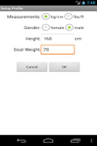 Daily Weight Tracker截图2