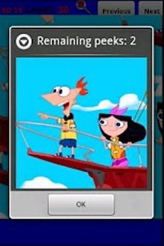 Phineas Ferb Puzzle截图4