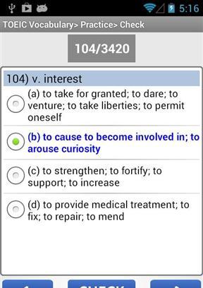 TOEIC Vocabulary Test截图1