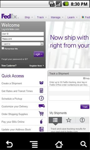 联邦快递在线2013 Fedex Online 2013截图1