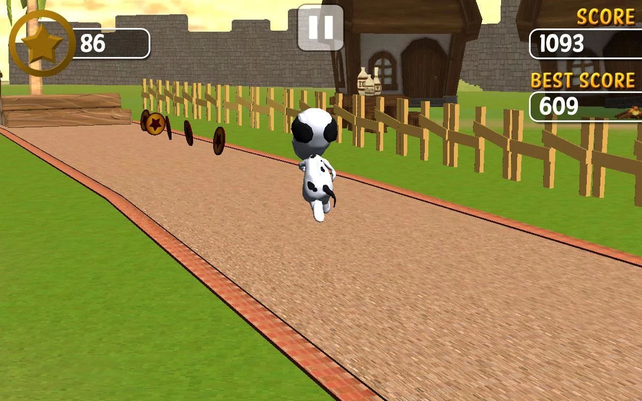 乡村小狗跑酷  Village Puppy Run 3D截图1