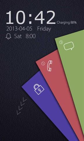 GO Locker Card Theme截图2