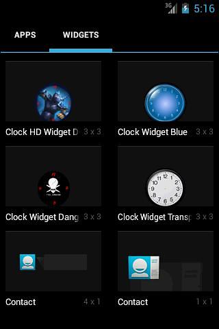 Clock HD Widget wall截图1