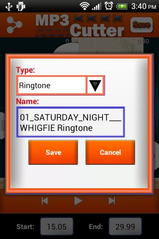 MP3播放机铃声制作 MP3 Cutter-FREE截图4