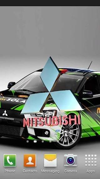 3D三菱壁纸 MITSUBISHI 3D Logo HD截图1