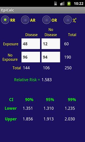 危险度计算器 EpiCalc截图2