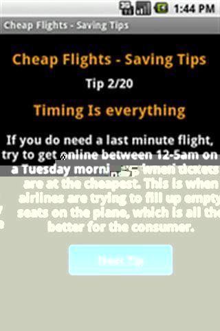 Cheap Flights - Saving Tips截图2