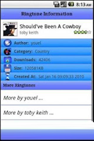 Toby Keith 铃声截图1