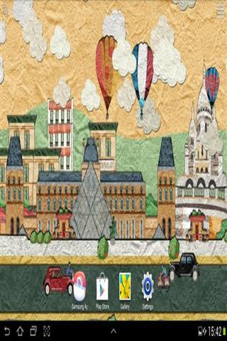 Paper Paris Live Wallpaper截图1