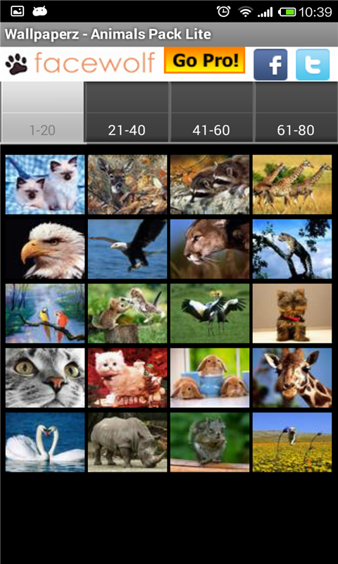 Wallpaperz - Animals Pack Lite截图2