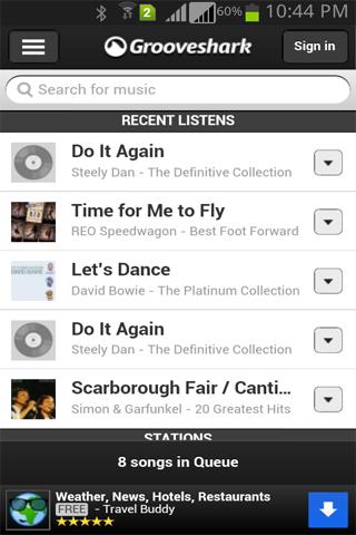 Grooveshark Music截图2