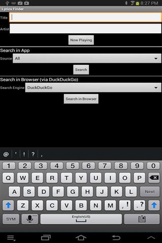 Lyrics Finder截图4