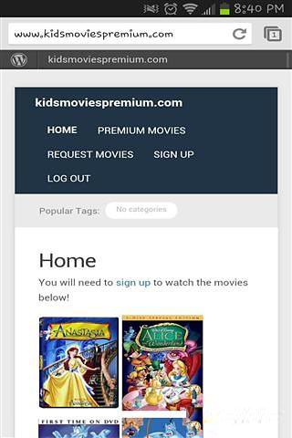 儿童电影溢价 Kids Movies Online截图3